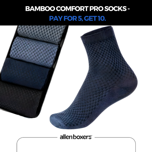 Bamboo Comfort Pro Socks - Pay for 5, Get 10